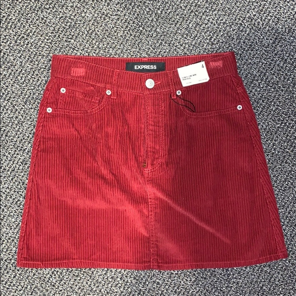 Express Corduroy Skirt
